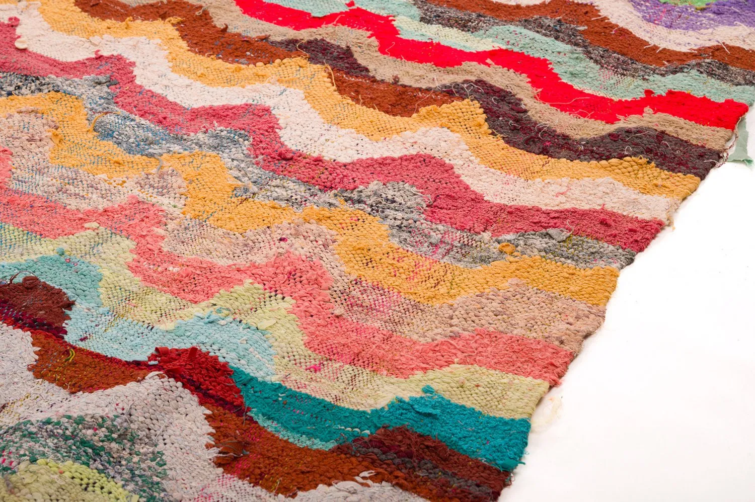 Tapete Berbere Marroquino Boucherouite 165 x 335 cm