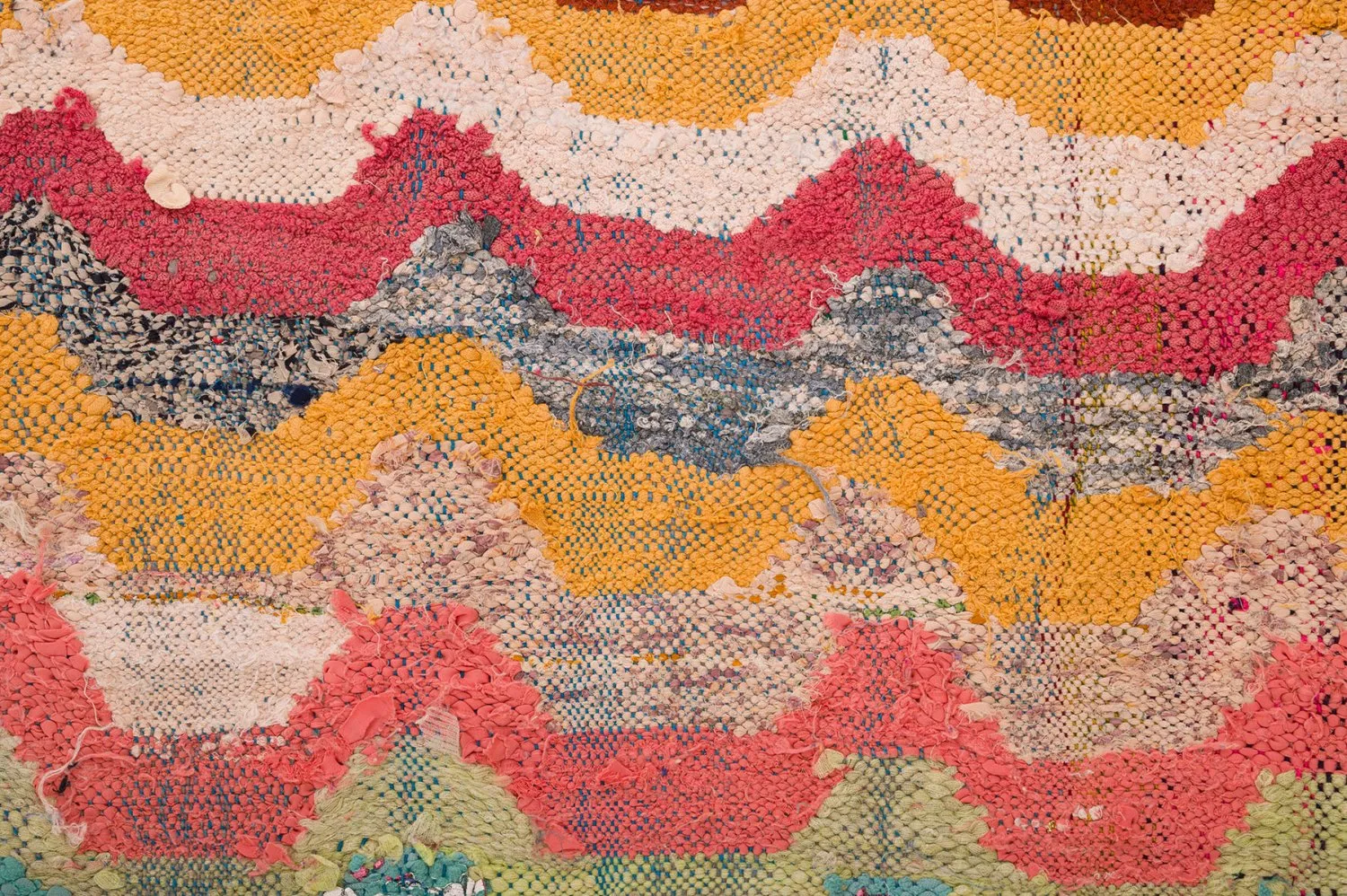 Tapete Berbere Marroquino Boucherouite 165 x 335 cm