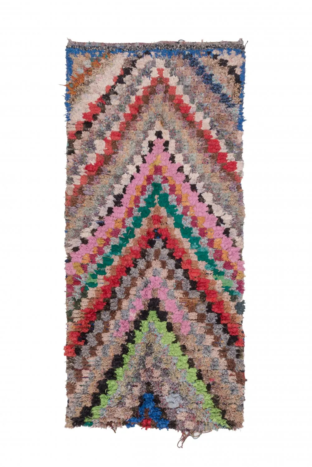 Tapete Berbere Marroquino Boucherouite 250 x 110 cm
