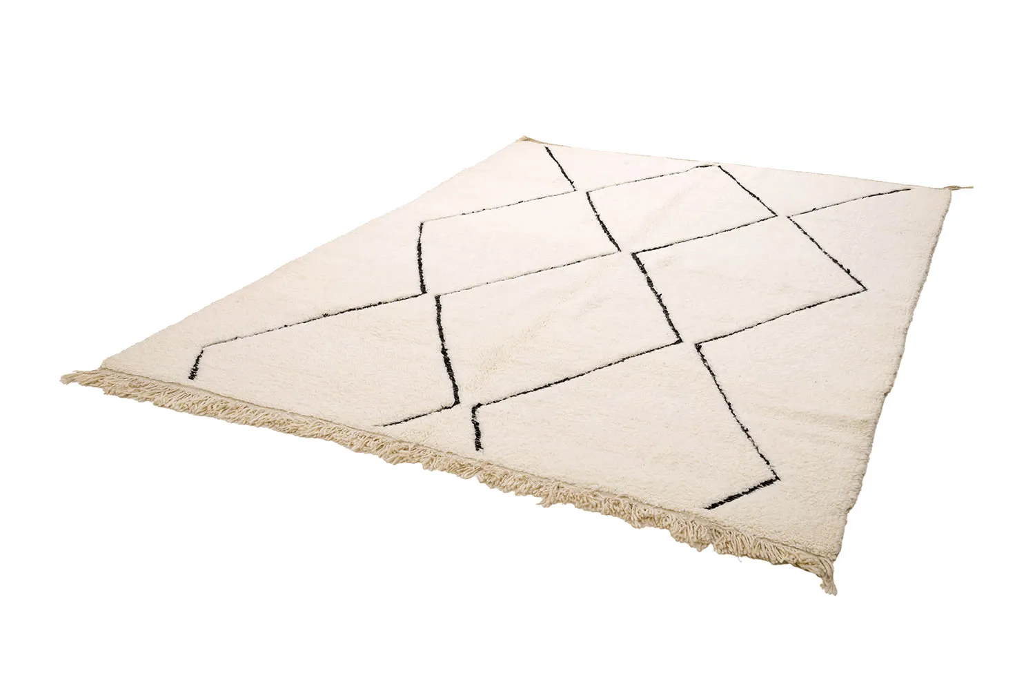 Tapete Kilim Marroquino Beni Ourain 205 x 290 cm