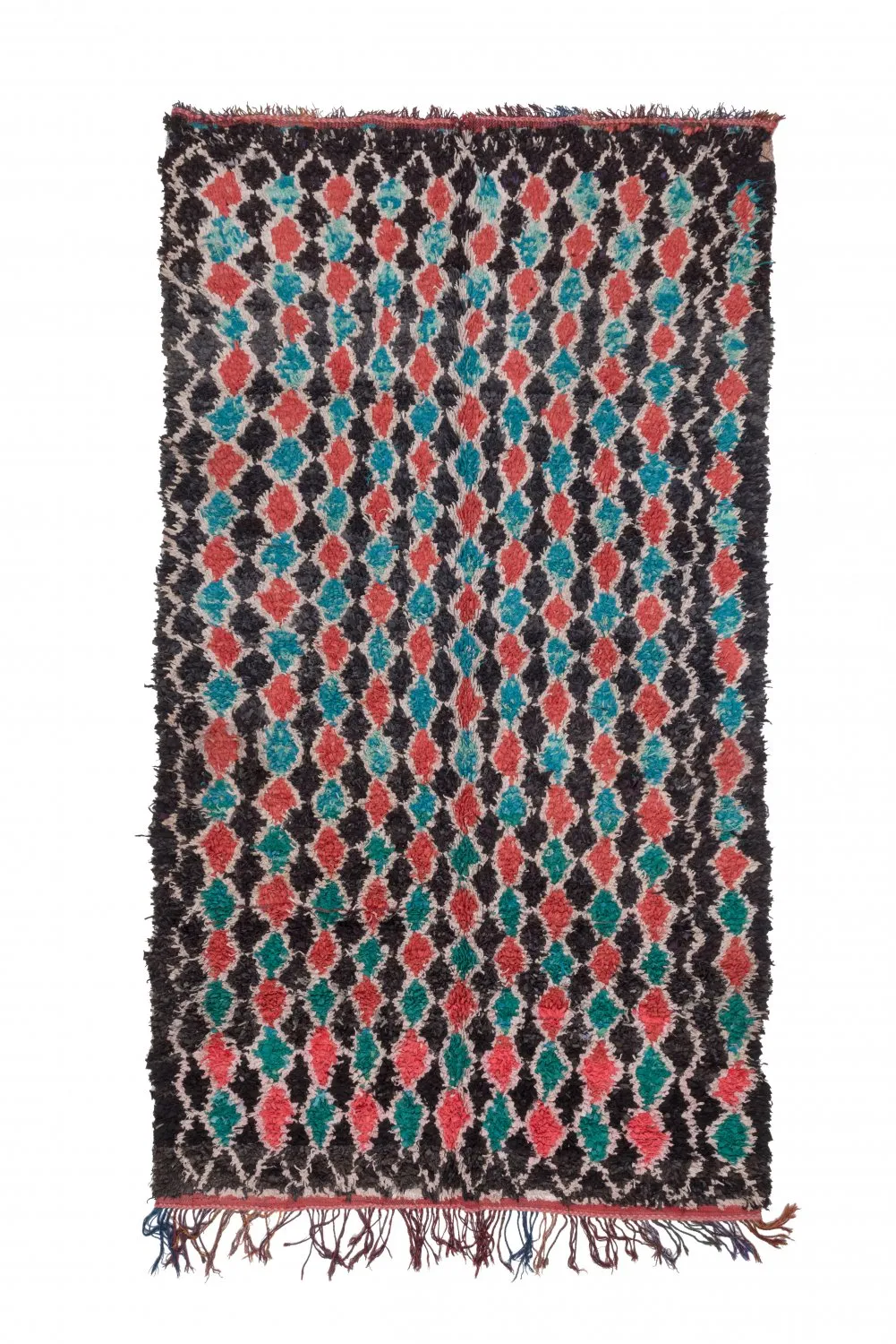 Tapete Berbere Marroquino Boucherouite 395 x 180 cm