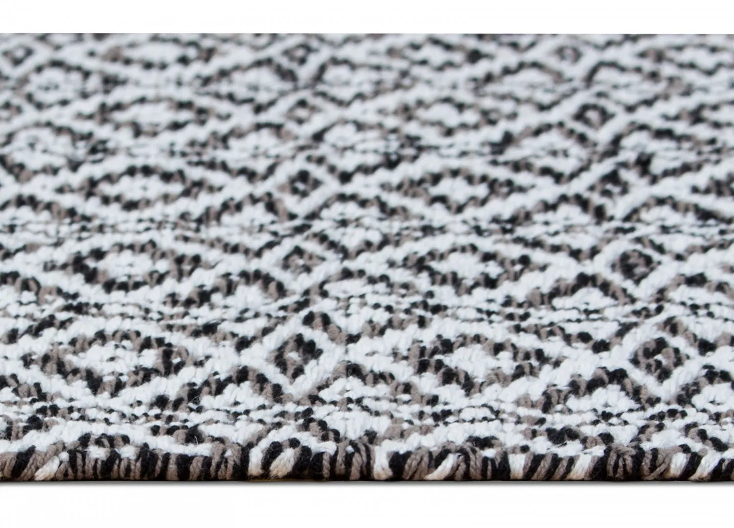 Tapete de retalhos - Koster (preto)