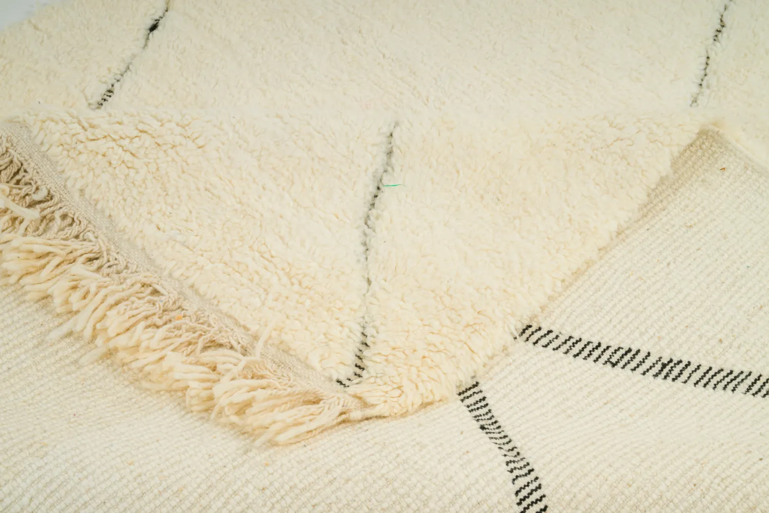 Tapete Kilim Marroquino Beni Ourain 165 x 245 cm