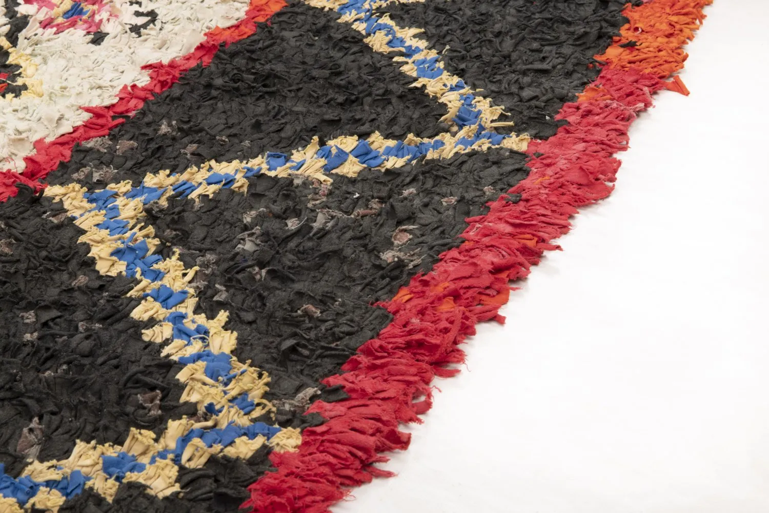 Tapete Berbere Marroquino Boucherouite 335 x 125 cm