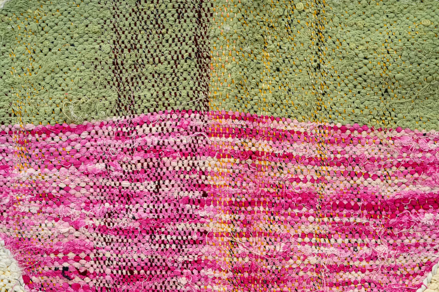 Tapete Berbere Marroquino Boucherouite 145 x 255 cm