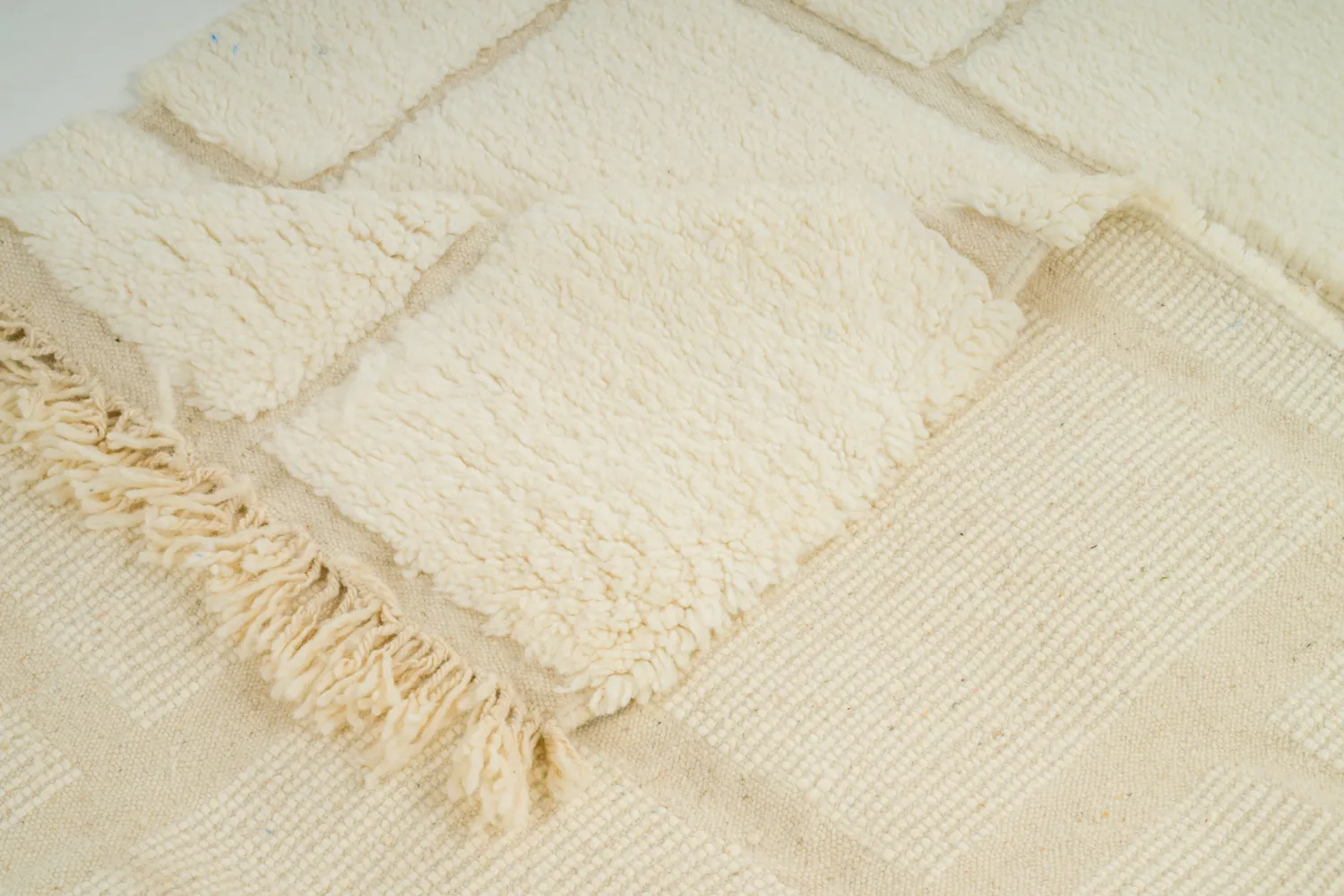 Tapete Kilim Marroquino Beni Ourain 145 x 255 cm