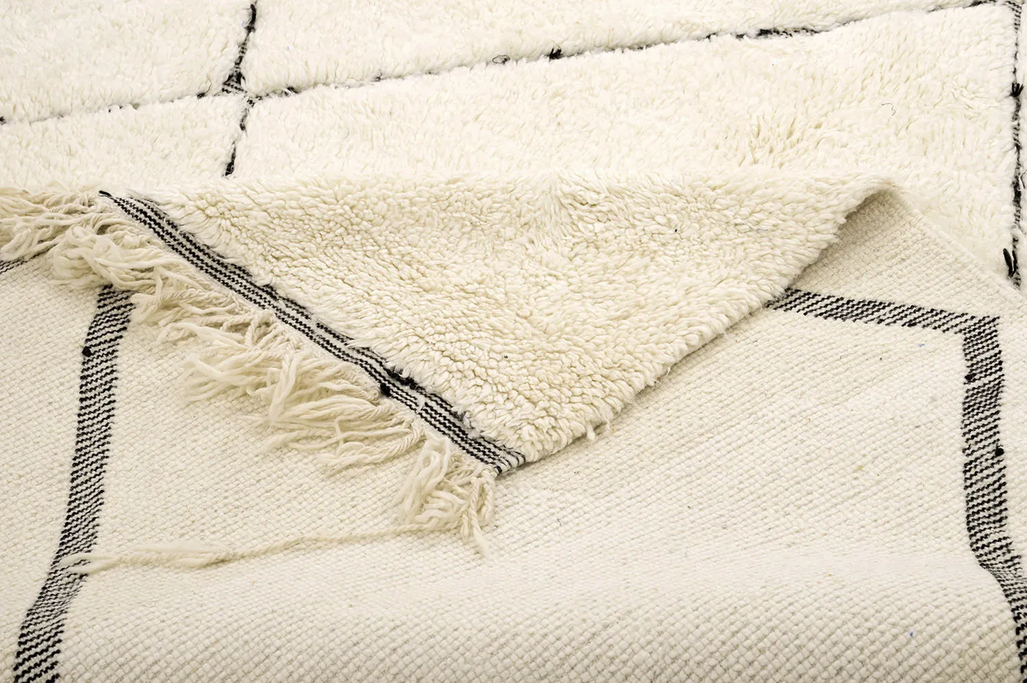 Tapete Kilim Marroquino Beni Ourain 195 x 305 cm