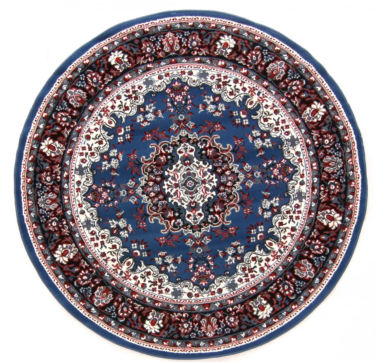 Tapete redondo - Peking (azul)