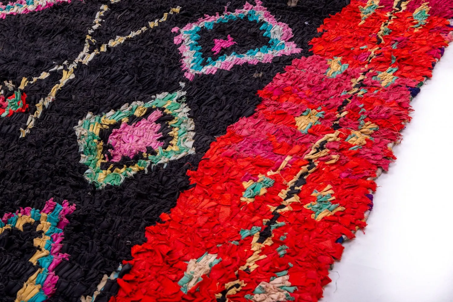 Tapete Berbere Marroquino Boucherouite 250 x 175 cm