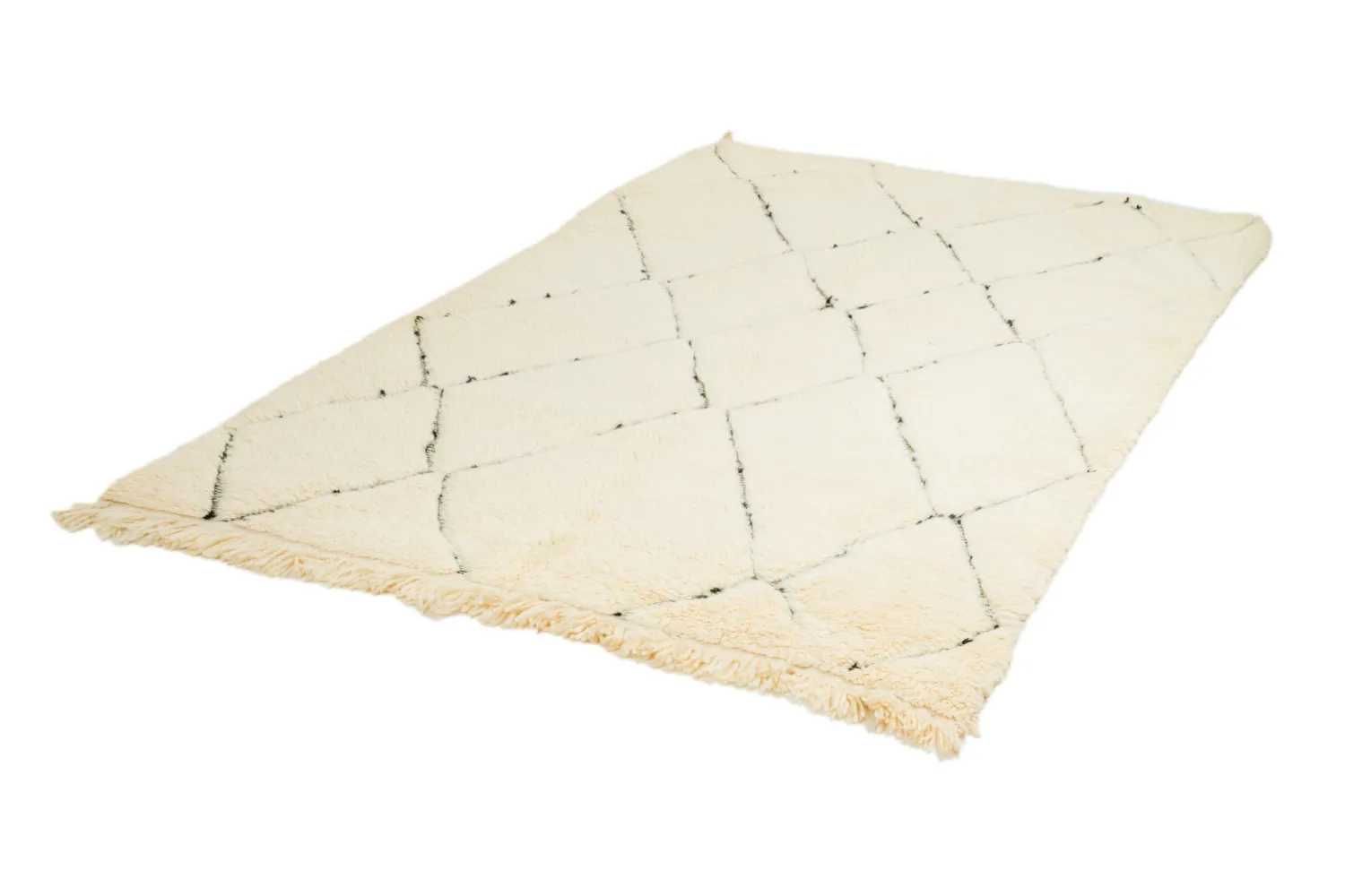 Tapete Kilim Marroquino Beni Ourain 155 x 255 cm