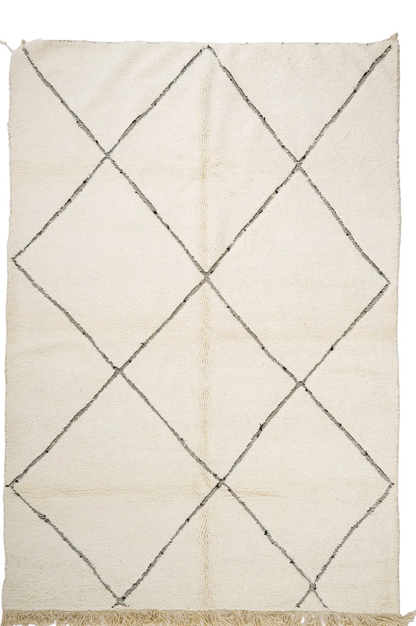 Tapete Kilim Marroquino Beni Ourain 210 x 305 cm