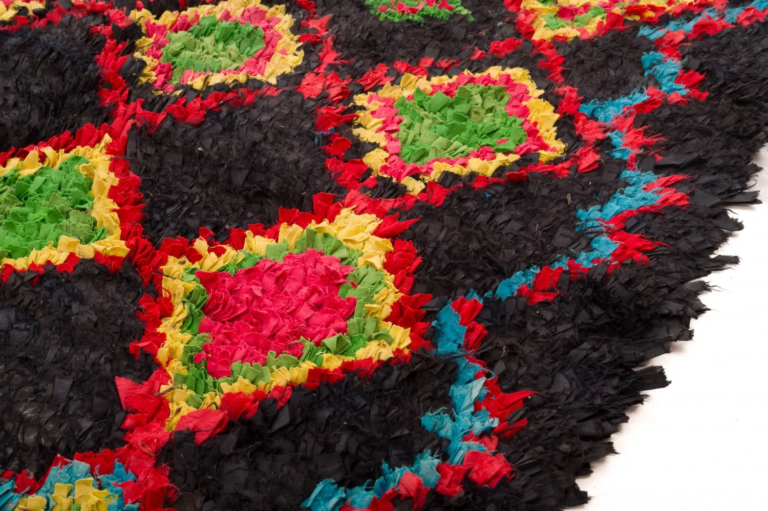 Tapete Berbere Marroquino Boucherouite 120 x 285 cm