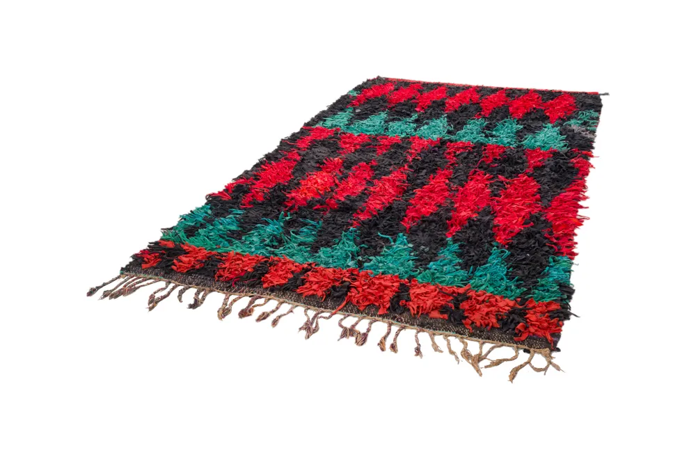 Tapete Berbere Marroquino Boucherouite 285 x 160 cm