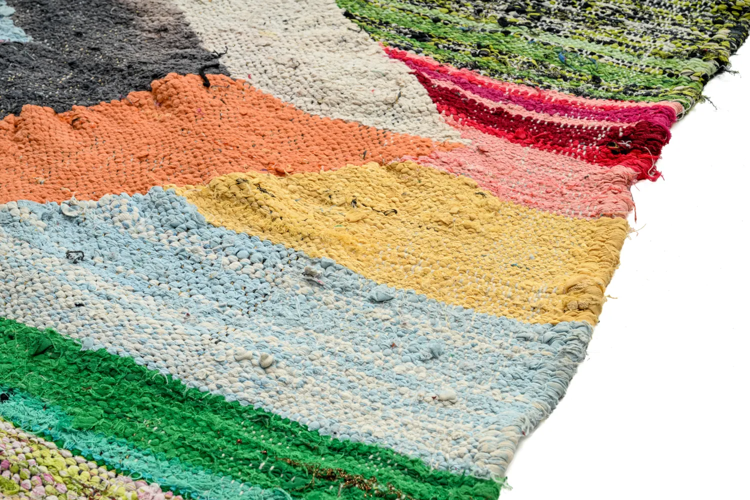 Tapete Berbere Marroquino Boucherouite 155 x 295 cm