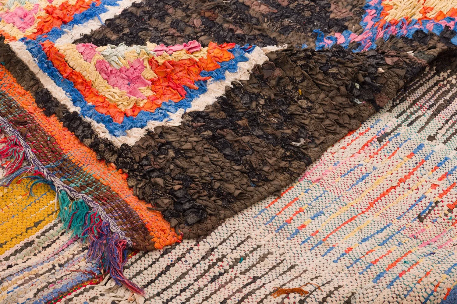 Tapete Berbere Marroquino Boucherouite 160 x 310 cm