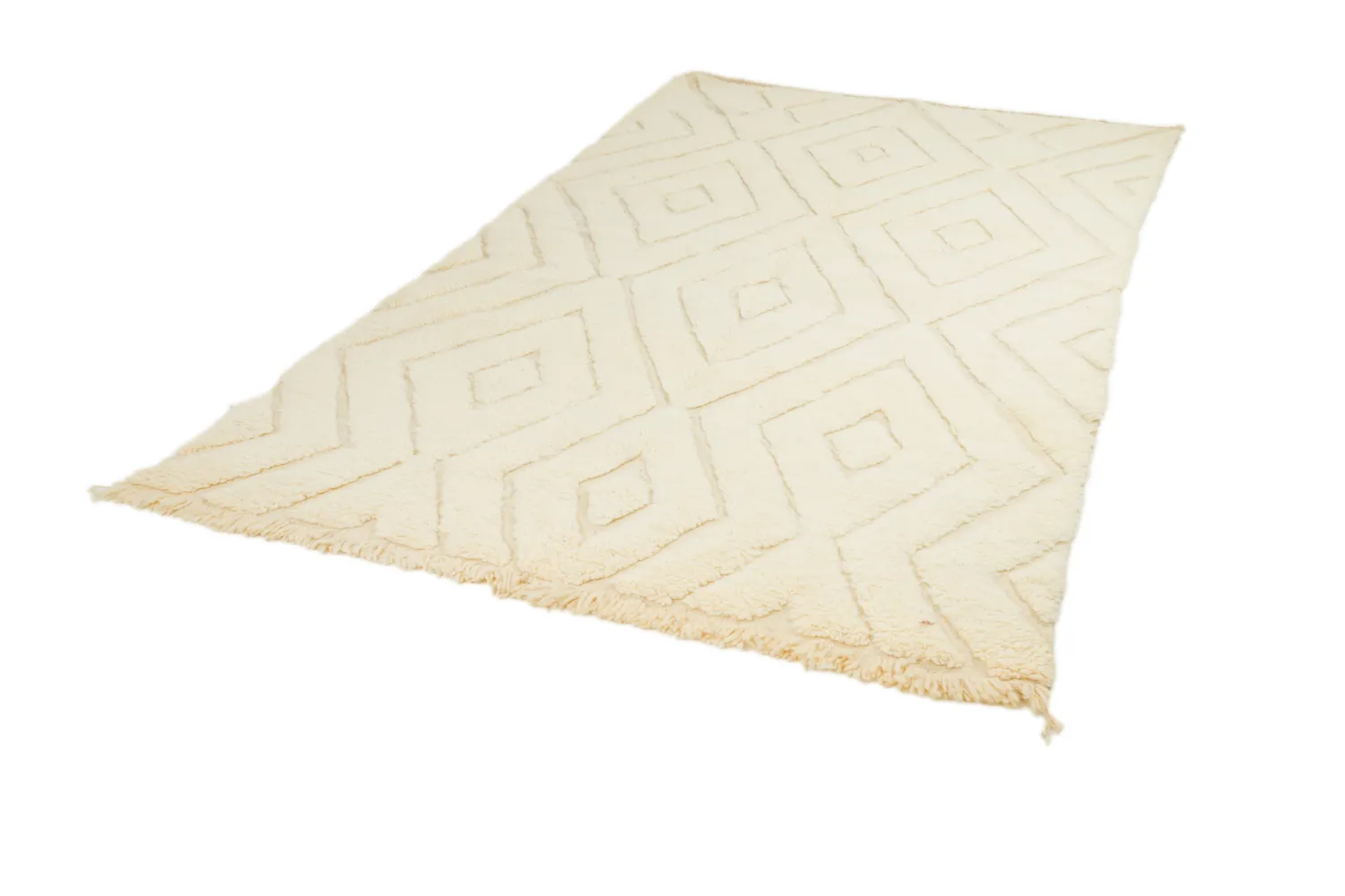Tapete Kilim Marroquino Beni Ourain 155 x 265 cm
