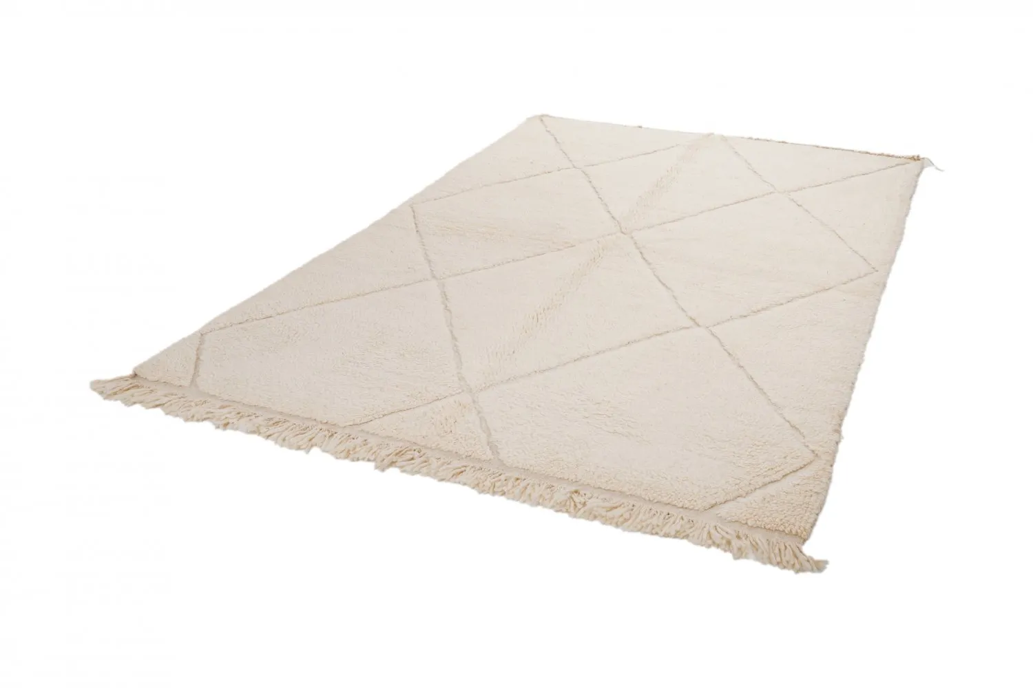 Tapete Kilim Marroquino Beni Ourain 250 x 155 cm