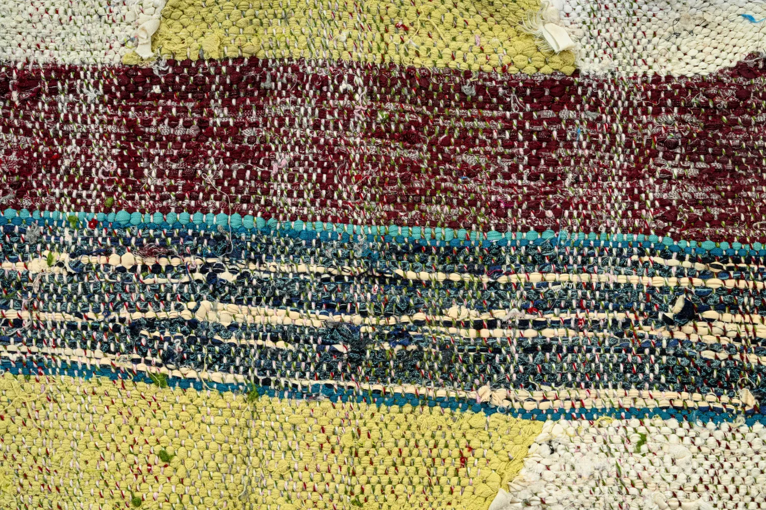 Tapete Berbere Marroquino Boucherouite 130 x 245 cm