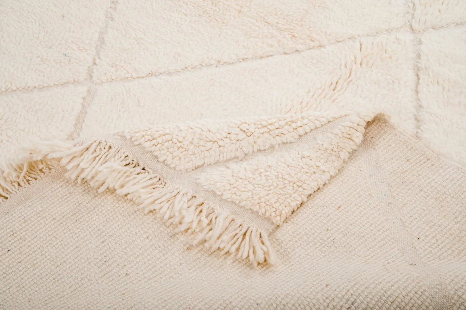 Tapete Kilim Marroquino Beni Ourain 250 x 155 cm