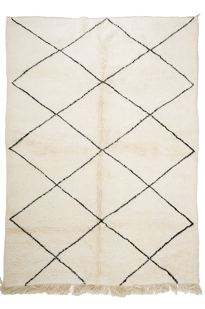 Tapete Kilim Marroquino Beni Ourain 215 x 295 cm