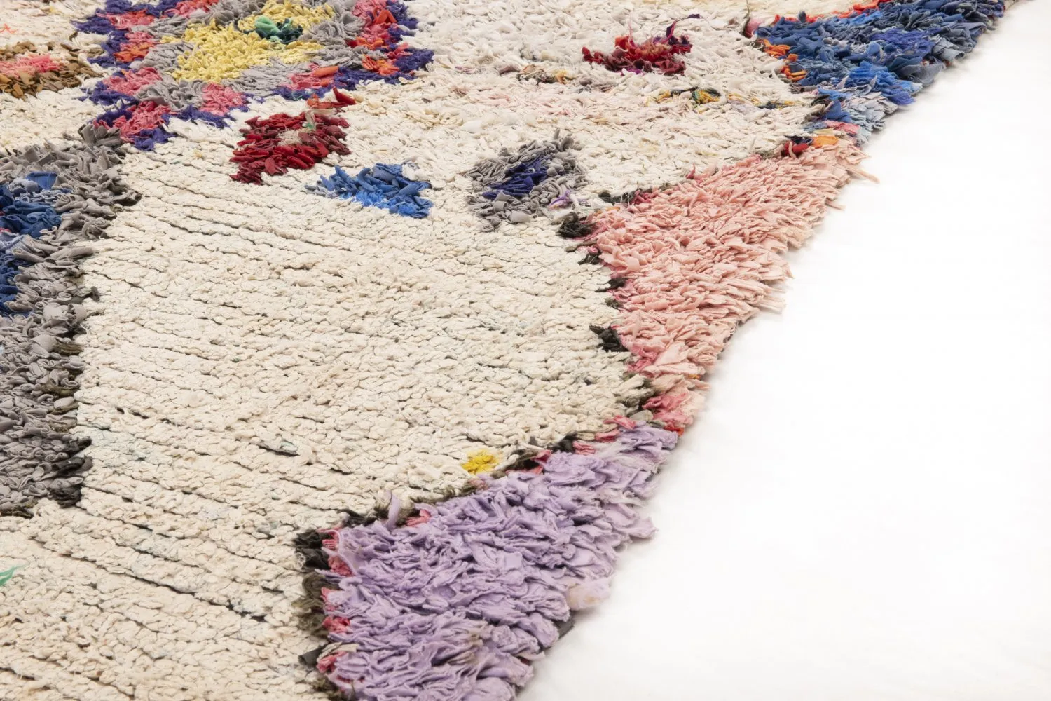 Tapete Berbere Marroquino Boucherouite 240 x 110 cm