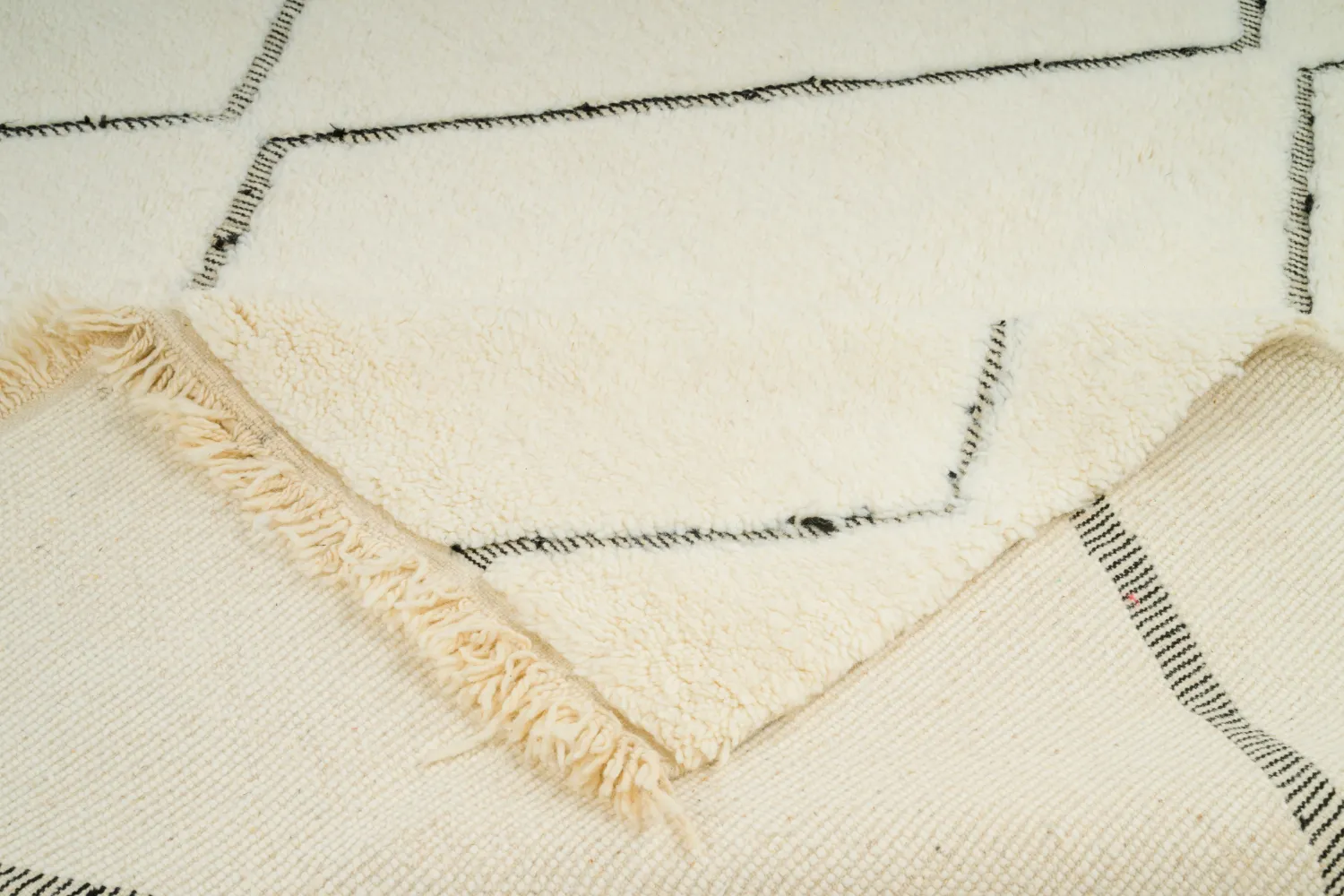 Tapete Kilim Marroquino Beni Ourain 205 x 295 cm