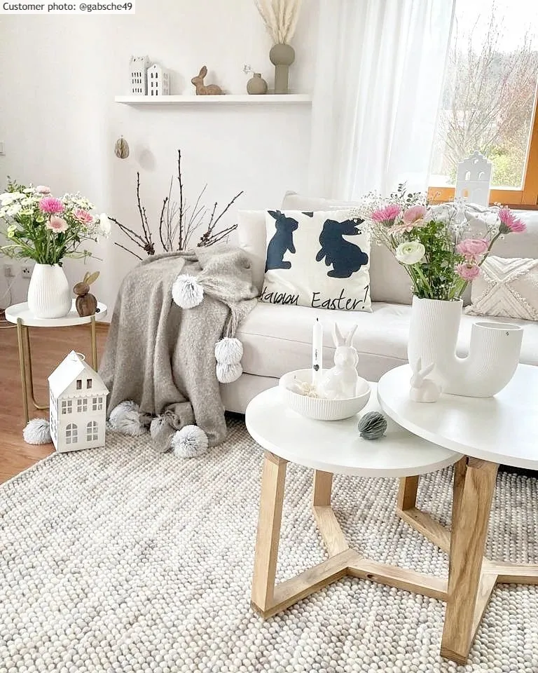 Tapete de lã - Luna (bege)