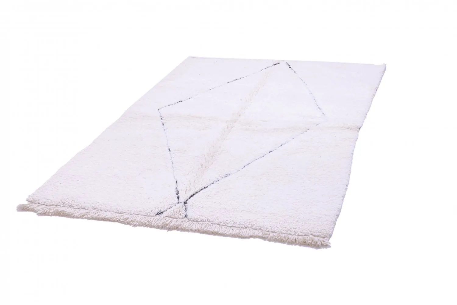 Tapete Kilim Marroquino Beni Ourain 200 x 145 cm