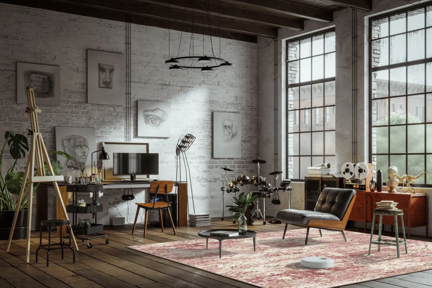 Tapete Wilton - Enfidha (rosa)