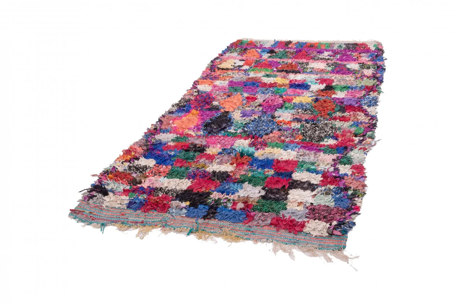 Tapete Berbere Marroquino Boucherouite 250 x 130 cm