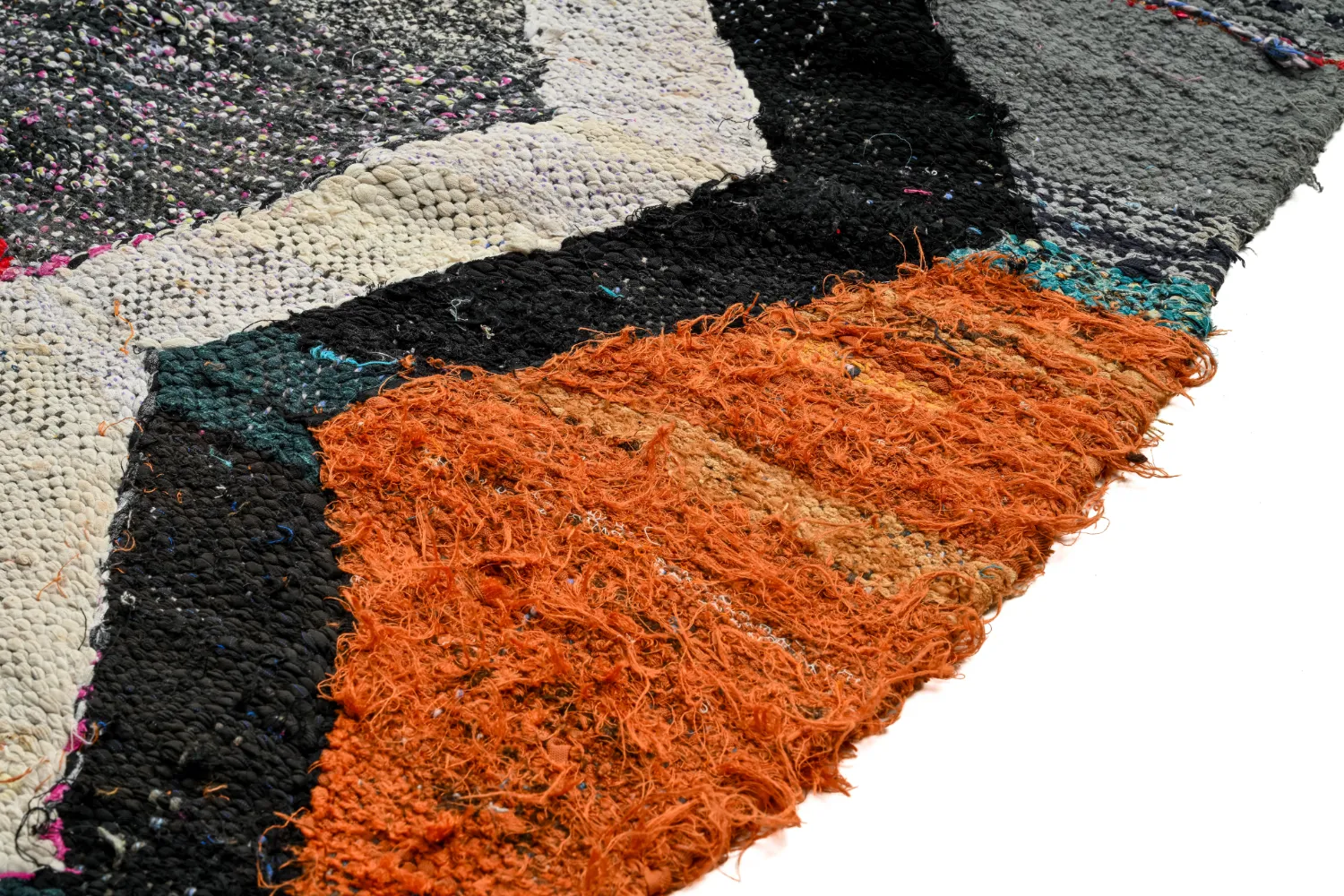 Tapete Berbere Marroquino Boucherouite 140 x 290 cm