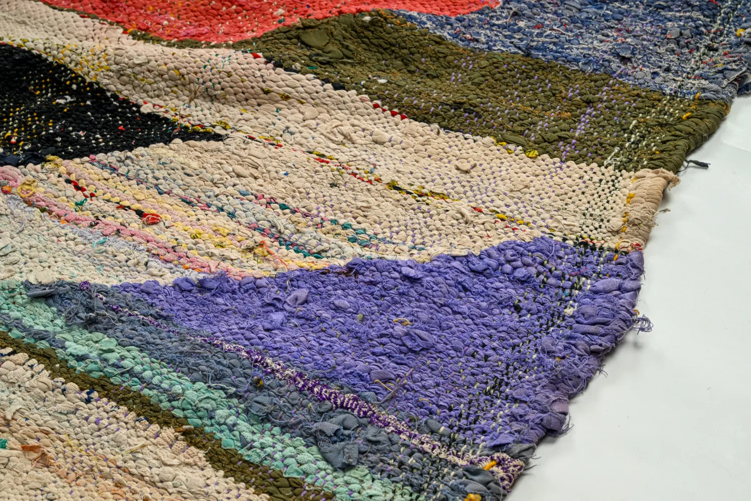 Tapete Berbere Marroquino Boucherouite 165 x 350 cm