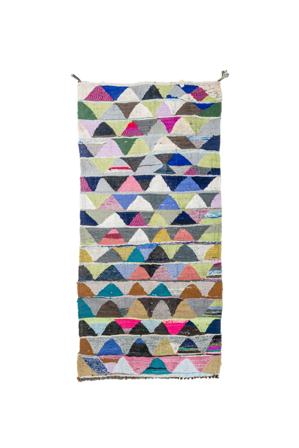 Tapete Berbere Marroquino Boucherouite 145 x 305 cm