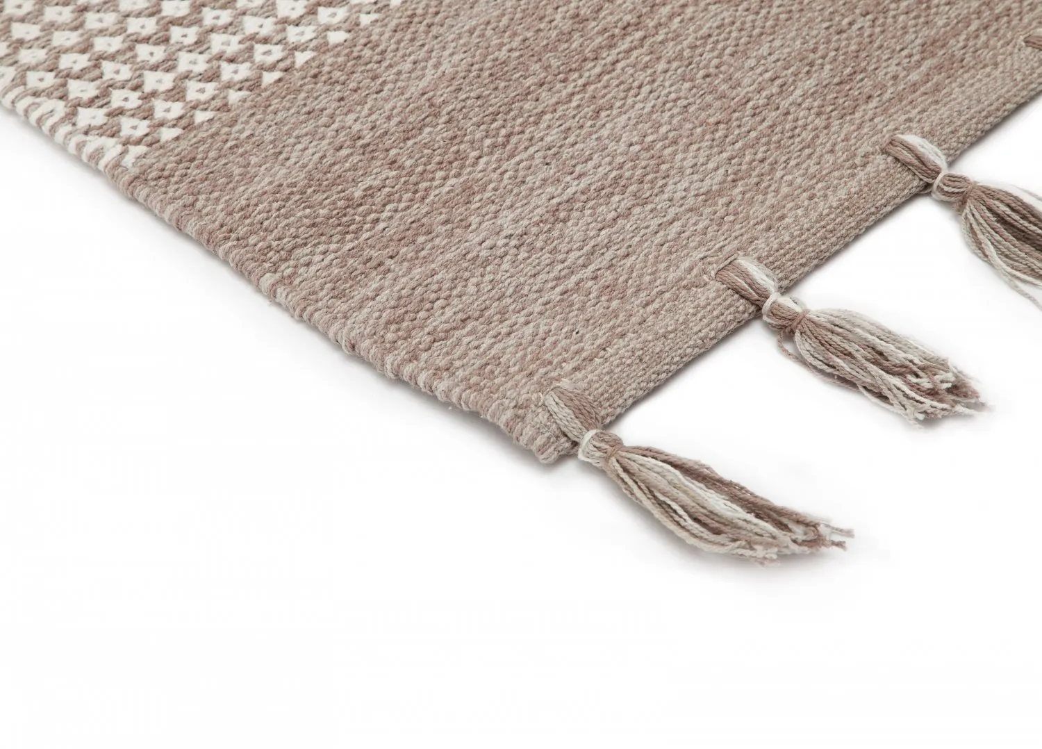 Tapete de retalhos - Vinga (bege)