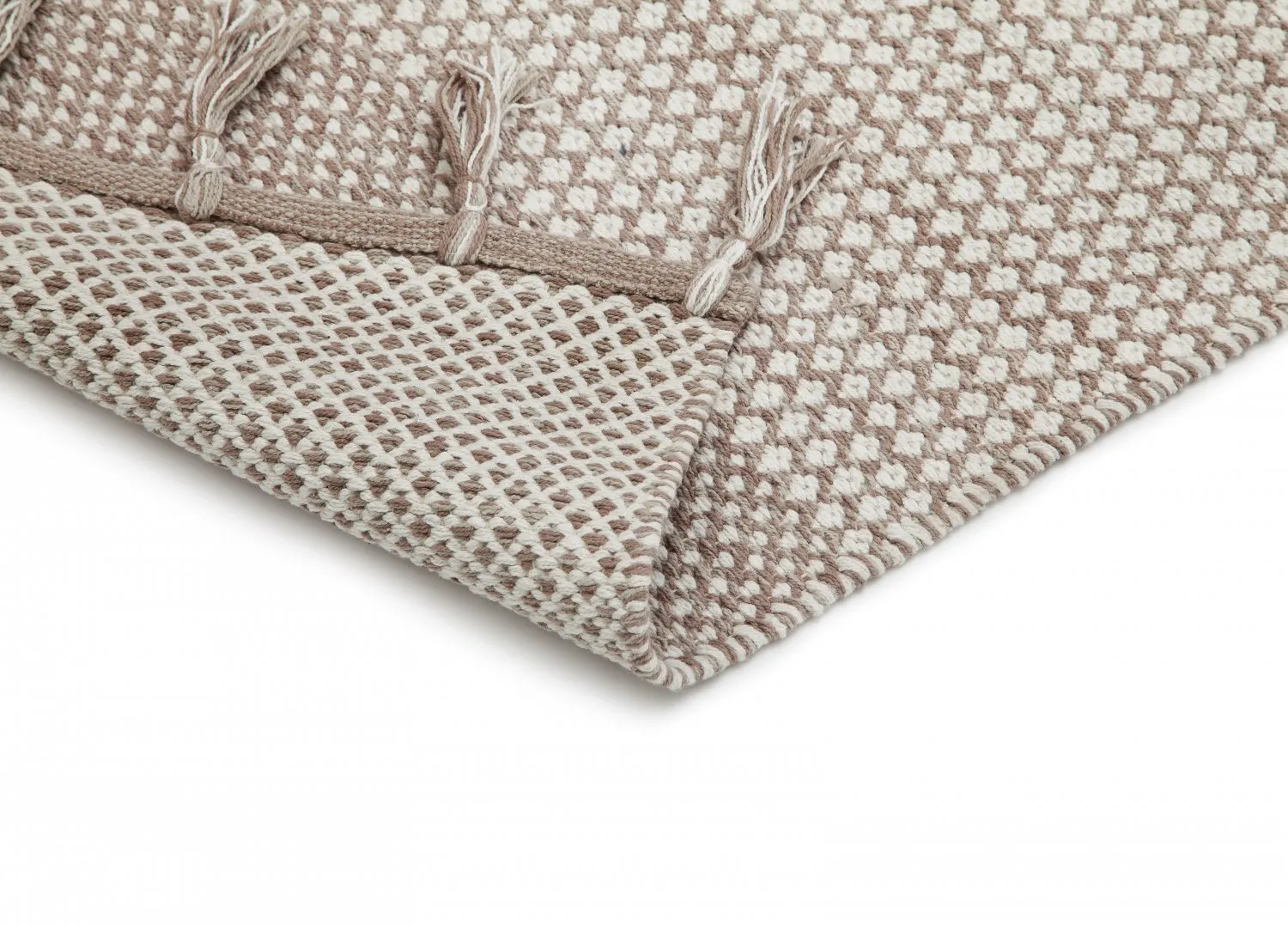 Tapete de retalhos - Vinga (bege)