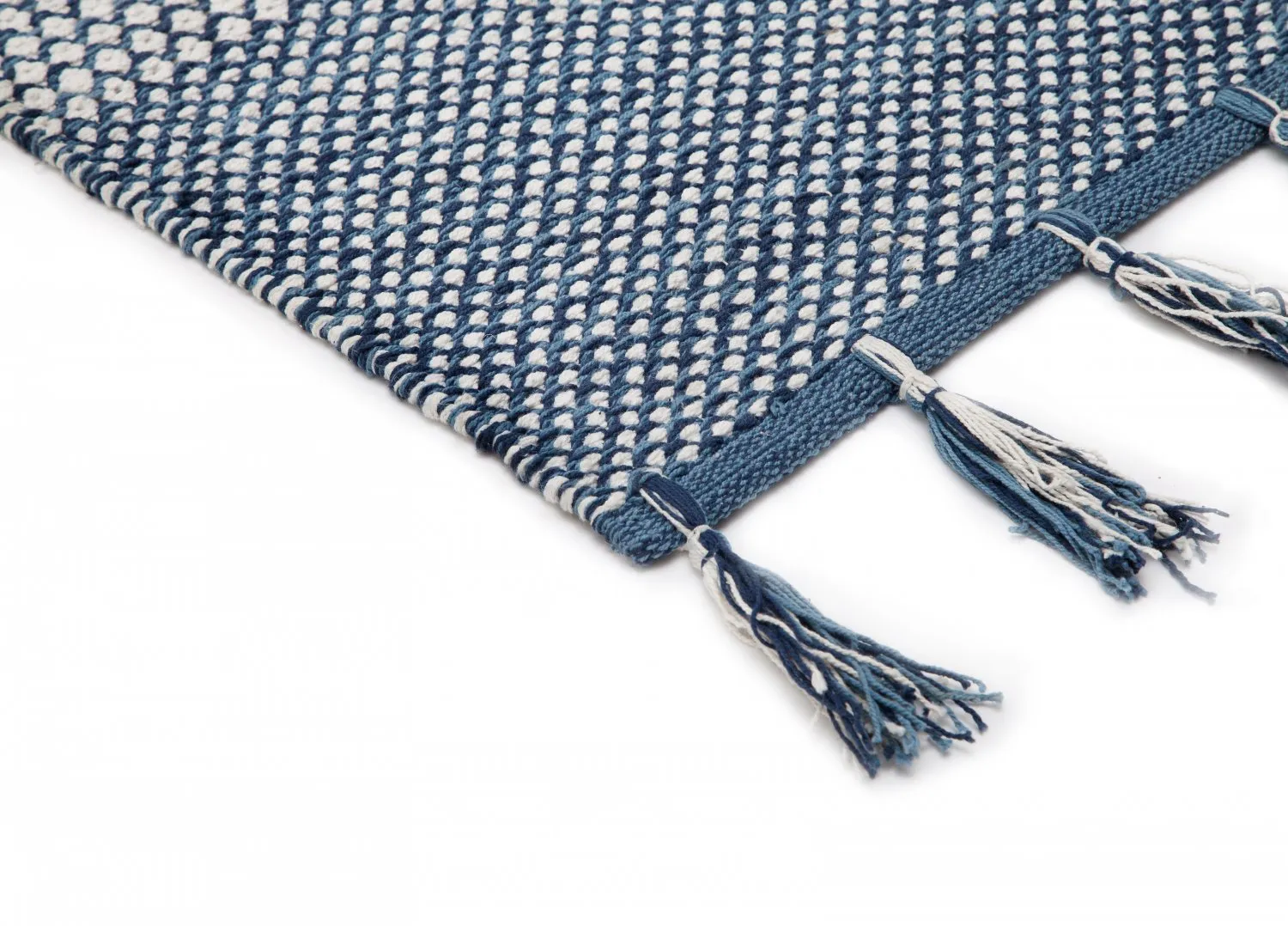 Tapete de retalhos - Vinga (azul)