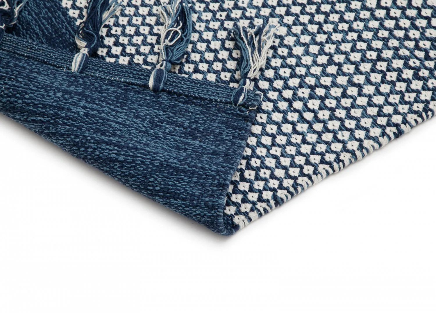 Tapete de retalhos - Vinga (azul)