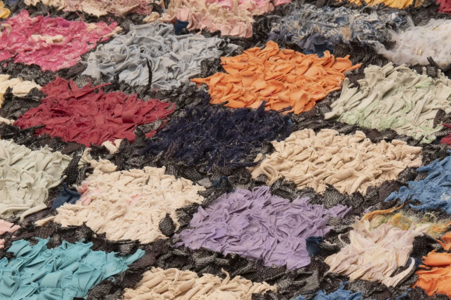 Tapete Berbere Marroquino Boucherouite 230 x 140 cm
