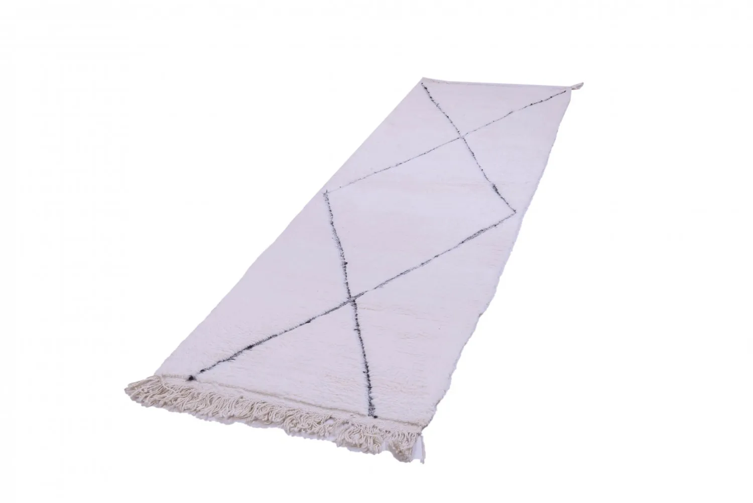 Tapete Kilim Marroquino Beni Ourain 290 x 80 cm