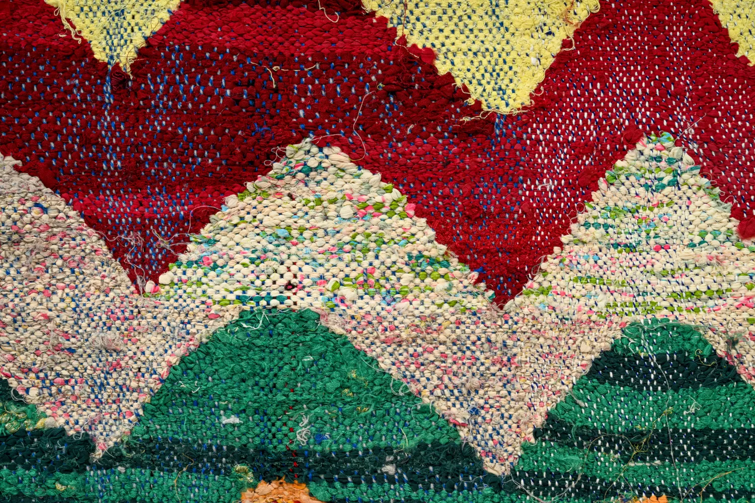 Tapete Berbere Marroquino Boucherouite 150 x 260 cm