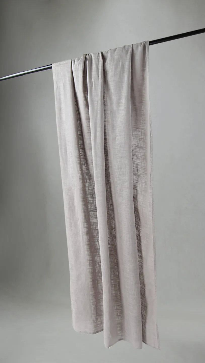 Cortinas - Cortina de algodão - Lollo (cinza claro)