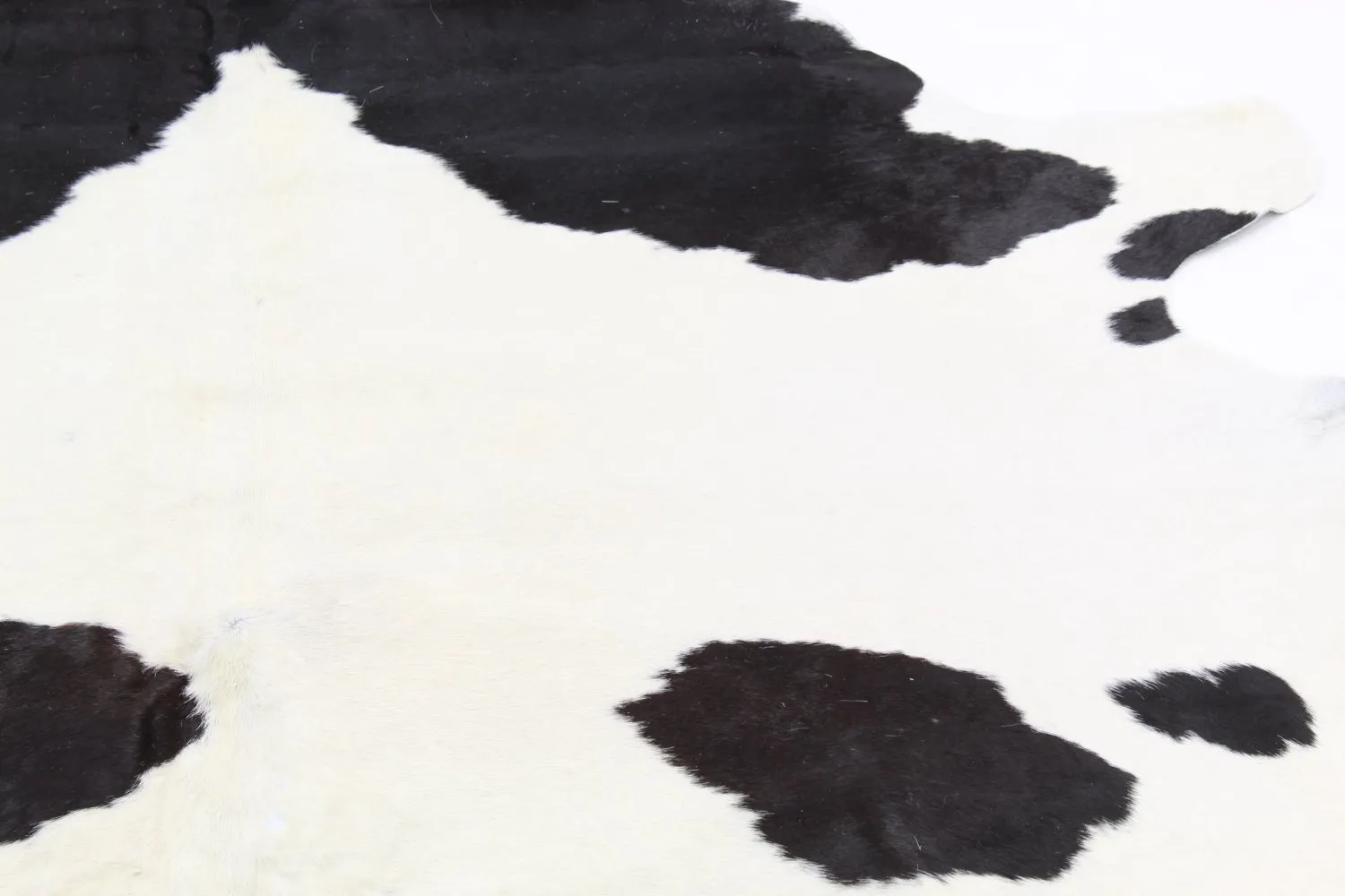 Couro de vaca - preto/branco 01