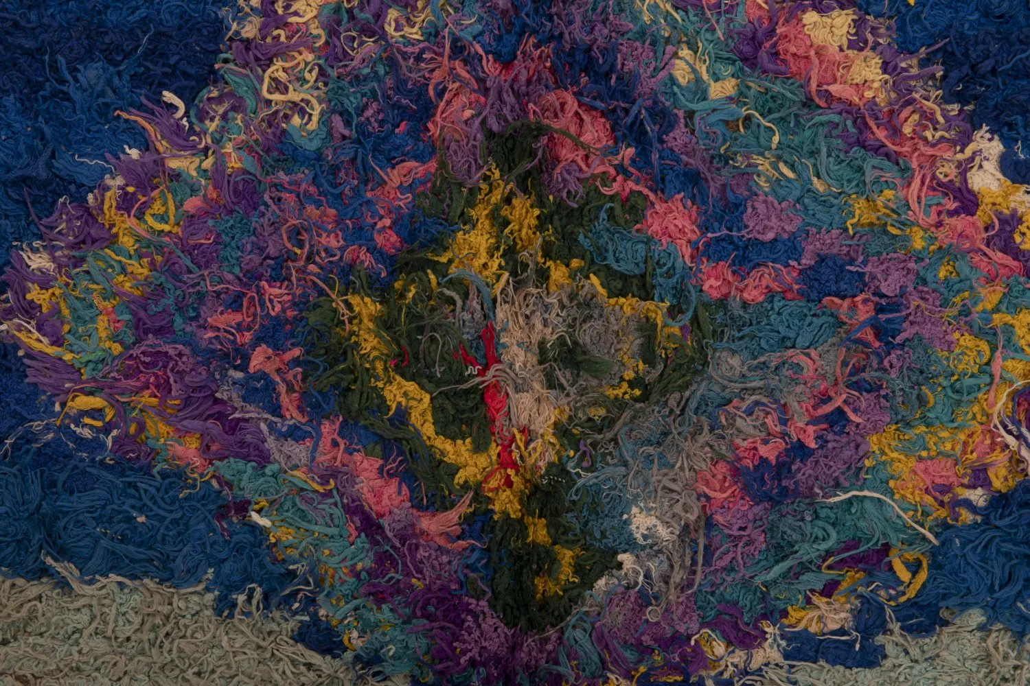 Tapete Berbere Marroquino Boucherouite 270 x 140 cm