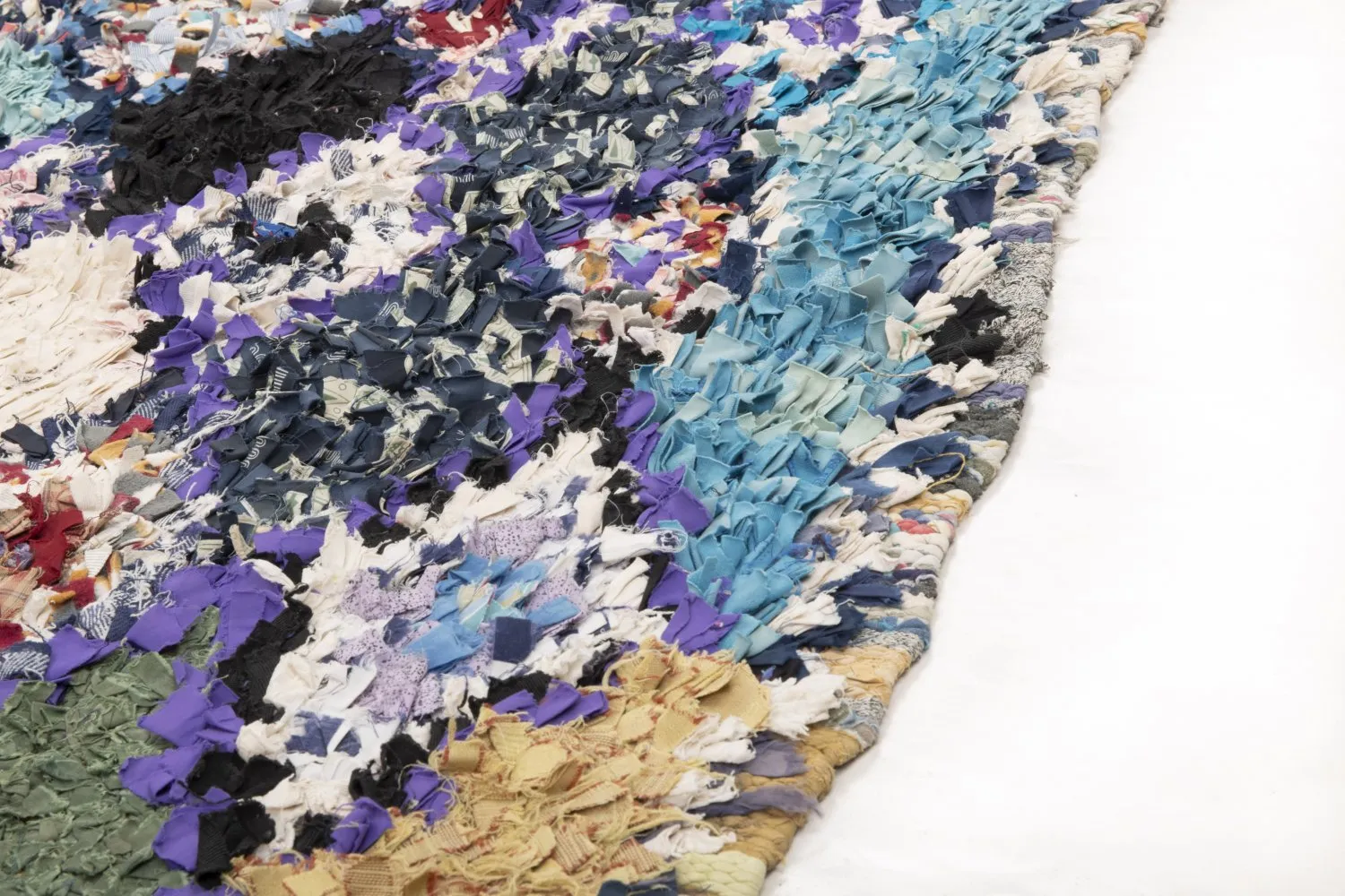 Tapete Berbere Marroquino Boucherouite 260 x 140 cm