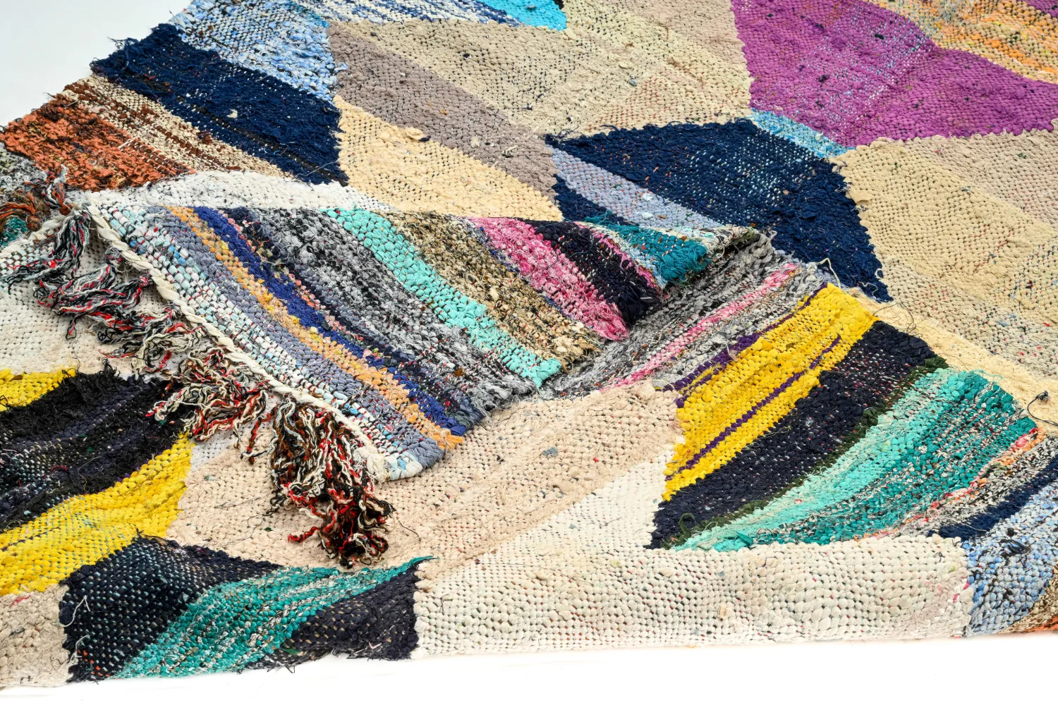 Tapete Berbere Marroquino Boucherouite 120 x 200 cm