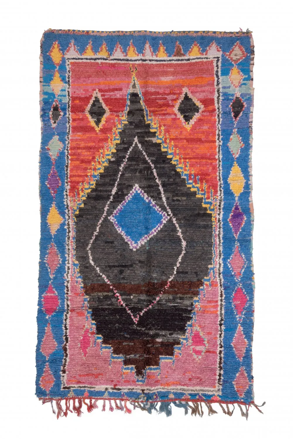 Tapete Berbere Marroquino Boucherouite 275 x 155 cm