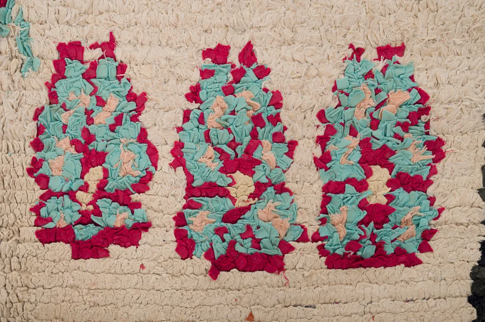 Tapete Berbere Marroquino Boucherouite 270 x 130 cm