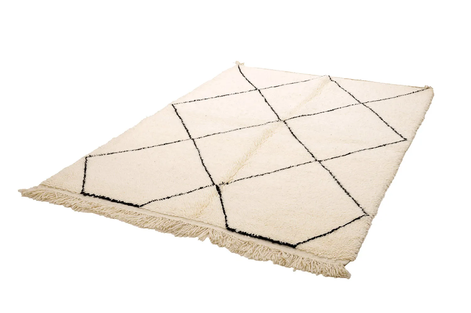 Tapete Kilim Marroquino Beni Ourain 150 x 225 cm