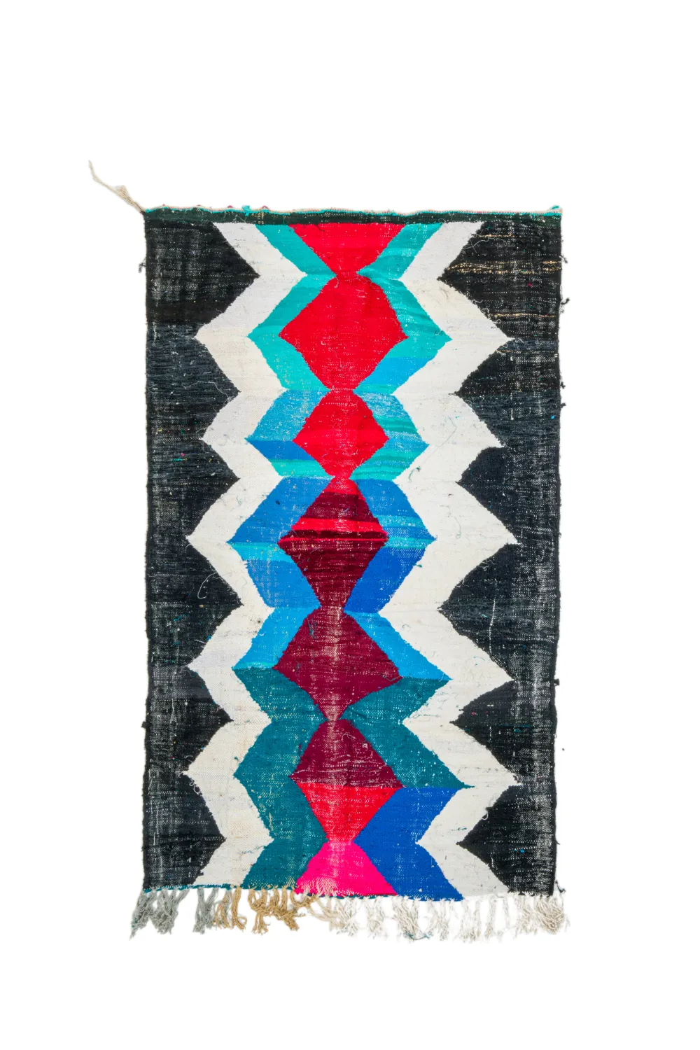 Tapete Berbere Marroquino Boucherouite 130 x 220 cm