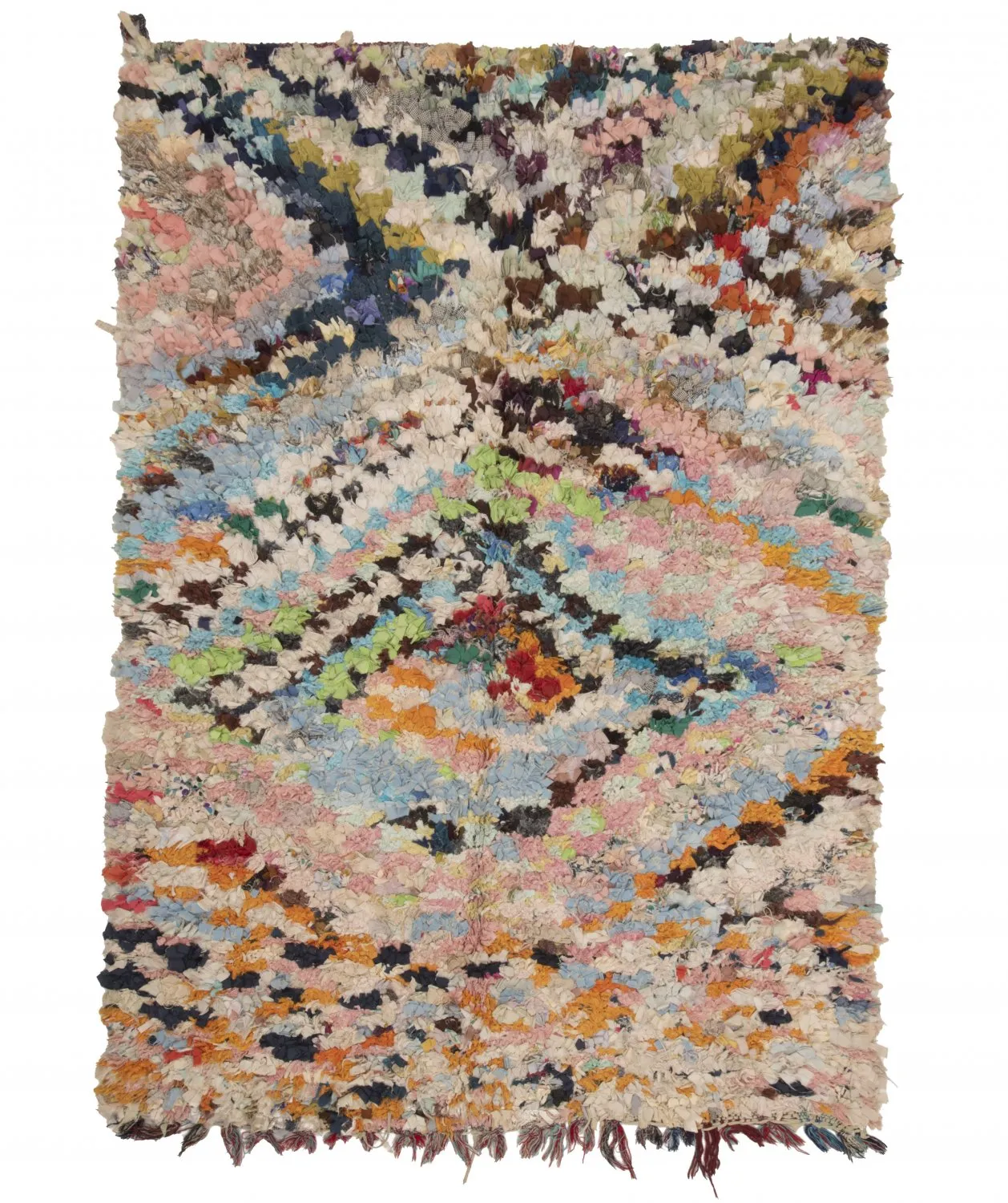 Tapete Berbere Marroquino Boucherouite 210 x 160 cm